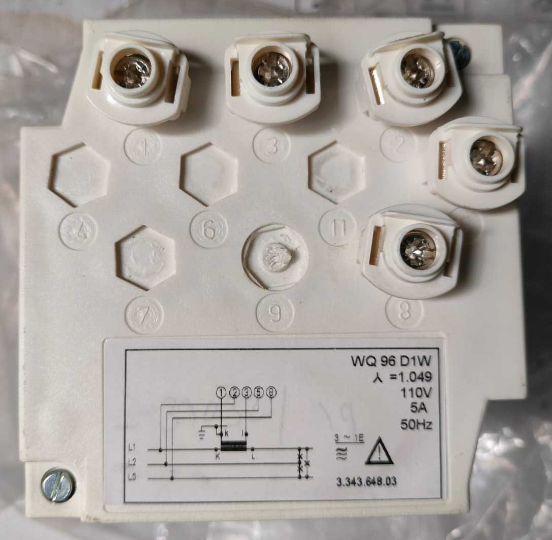 Rishabh Analog Power Moving Coil Meter with Blank scale for AC Active Reactive Power LM96 D1W
